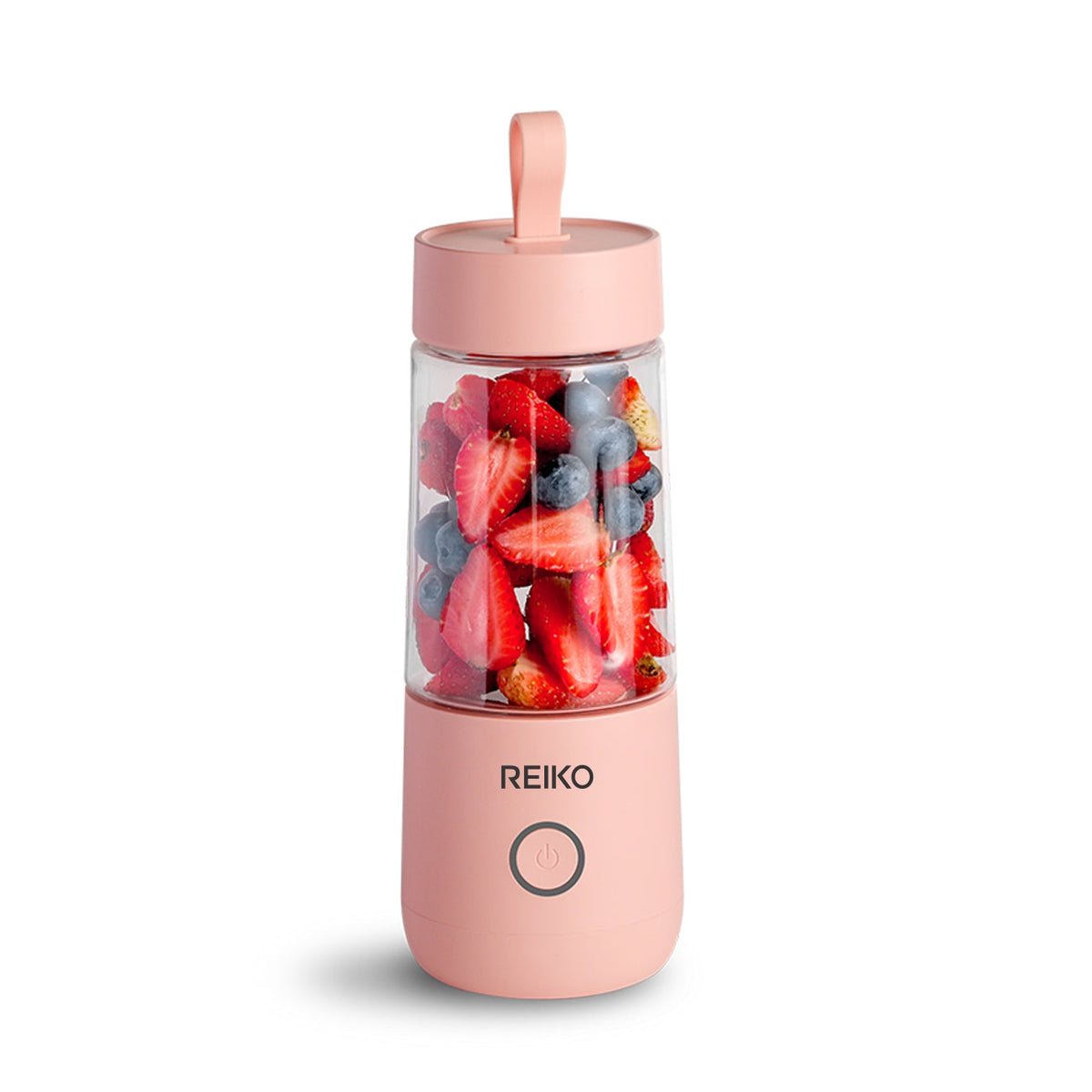 Licuadora portátil de 350 ml con baterías recargables USB en rosa-SA03-350MLPK - Ultra fina y fiable
