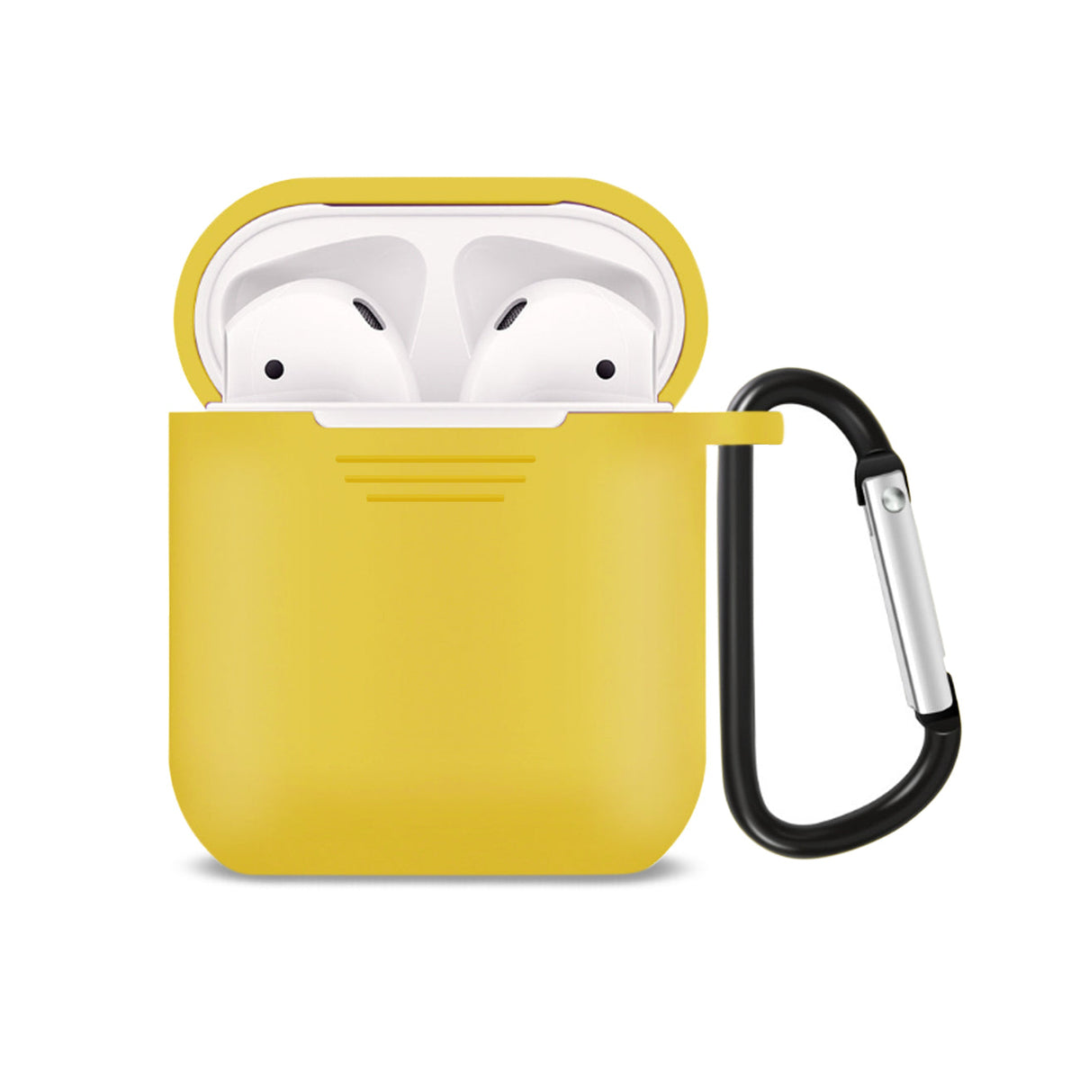 Funda de silicona para Airpods en amarillo - Ultrafina y fiable