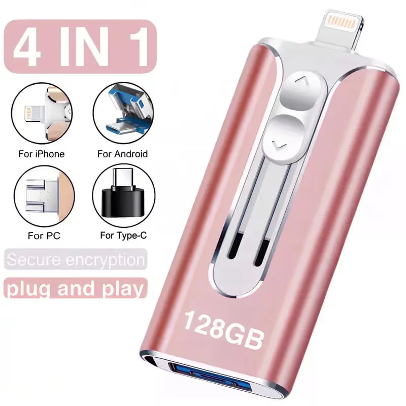 4-in-1 Smart USB Flash Drive