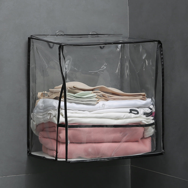 Bathroom Storage Box Shower Room Concealed Clothes Box Foldable Waterproof Bag for Bathroom Clothes Organizer Storage Box