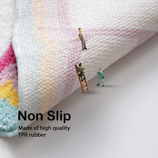 Area Rug Color Rug For Bedroom - Non Slip Bath Rug Absorbent Floor Mat For Bathroom - Cute Washable Small Shower Mat - Aesthetic Modern Home Decoration Birthday Gifts, Thanksgiving Day Decor, Christma