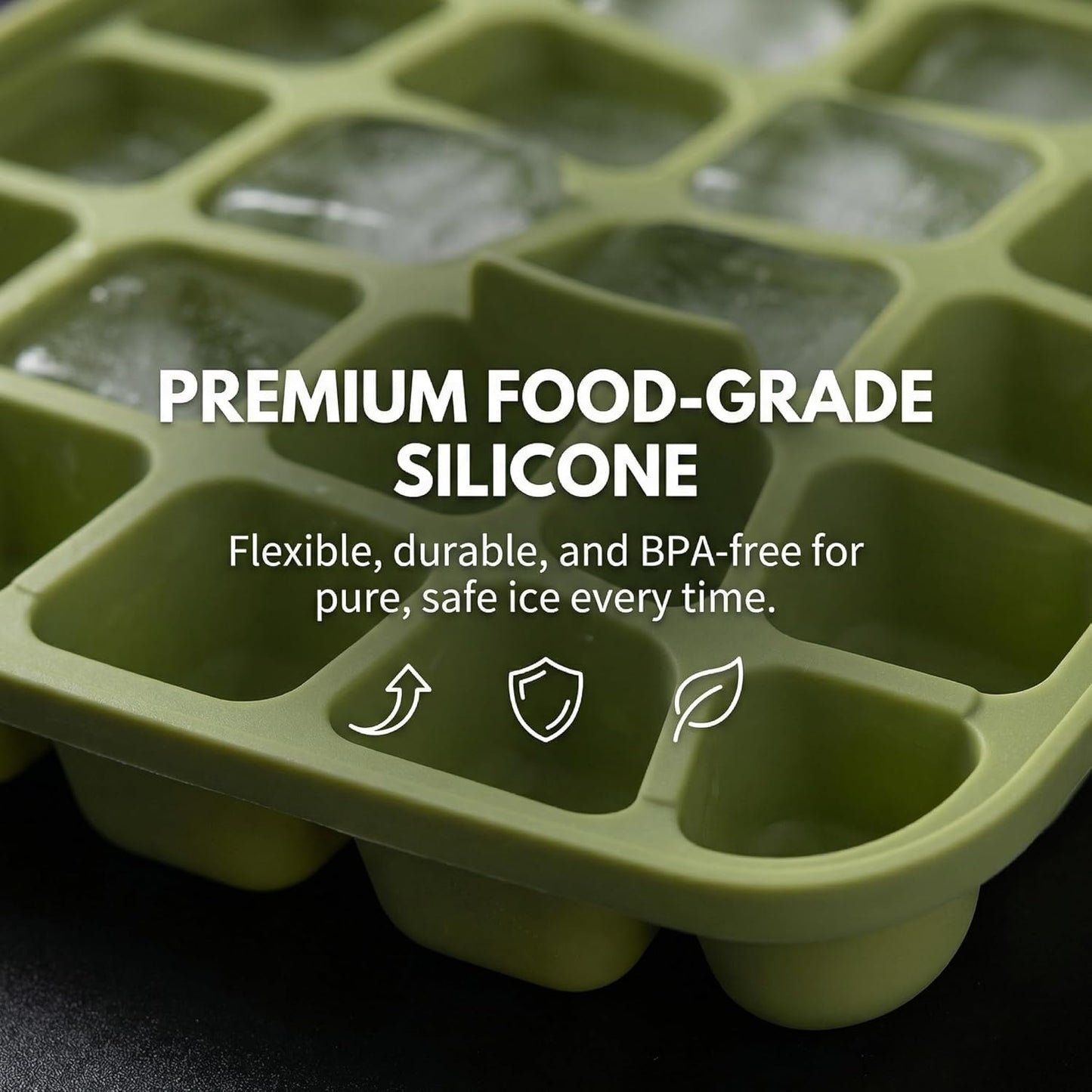 Portable Ice Maker with Lid and Storage Box