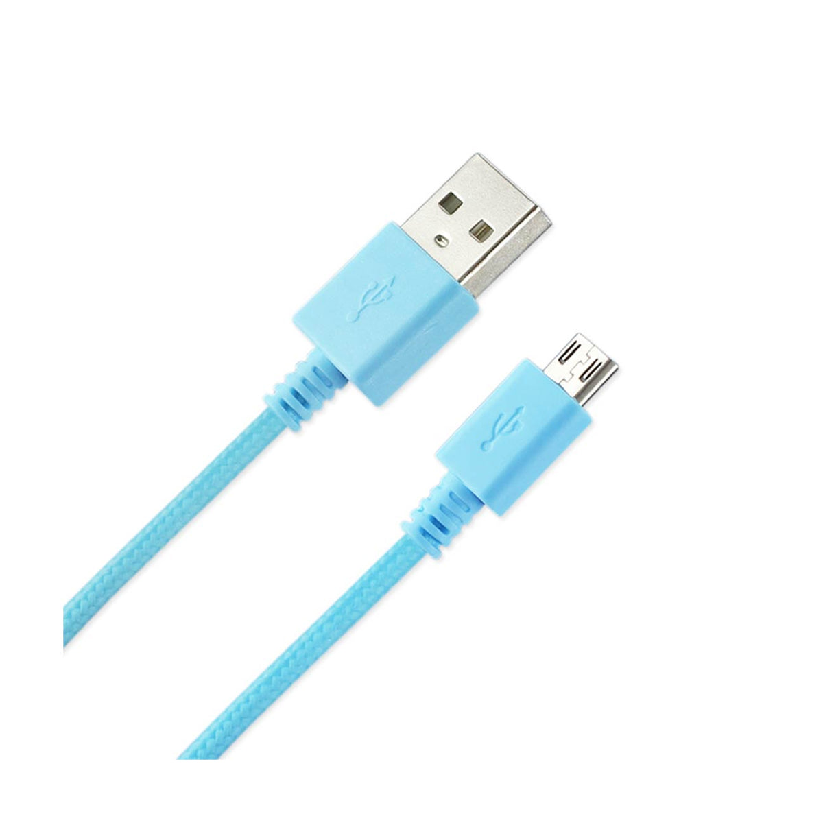 Braided Micro Usb Data Cable 3.3 Feet In Navy - Premium & Reliable