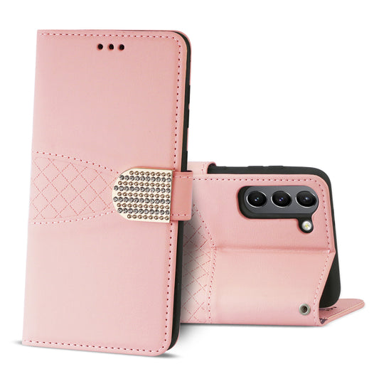Estuche tipo cartera 3 en 1 para SAMSUNG GALAXY S21/S30 PLUS en rosa - Ultra delgado y fiable