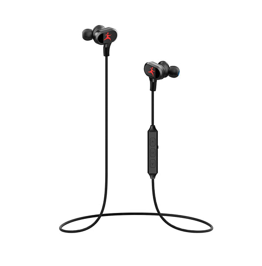 Wireless Sport Earphones with Magnetic Controlled Switch In Red HSBT1580-UNIRD - Crystal Clear & Reliable