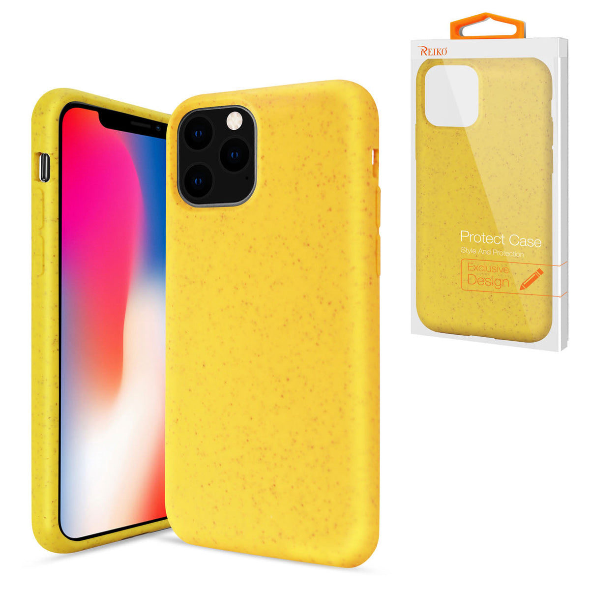 IPHONE 11 PRO Compatible APPLE IPHONE 11 PRO MAX Wheat Bran Material Silicone Phone Case In Yellow - Premium Protection by