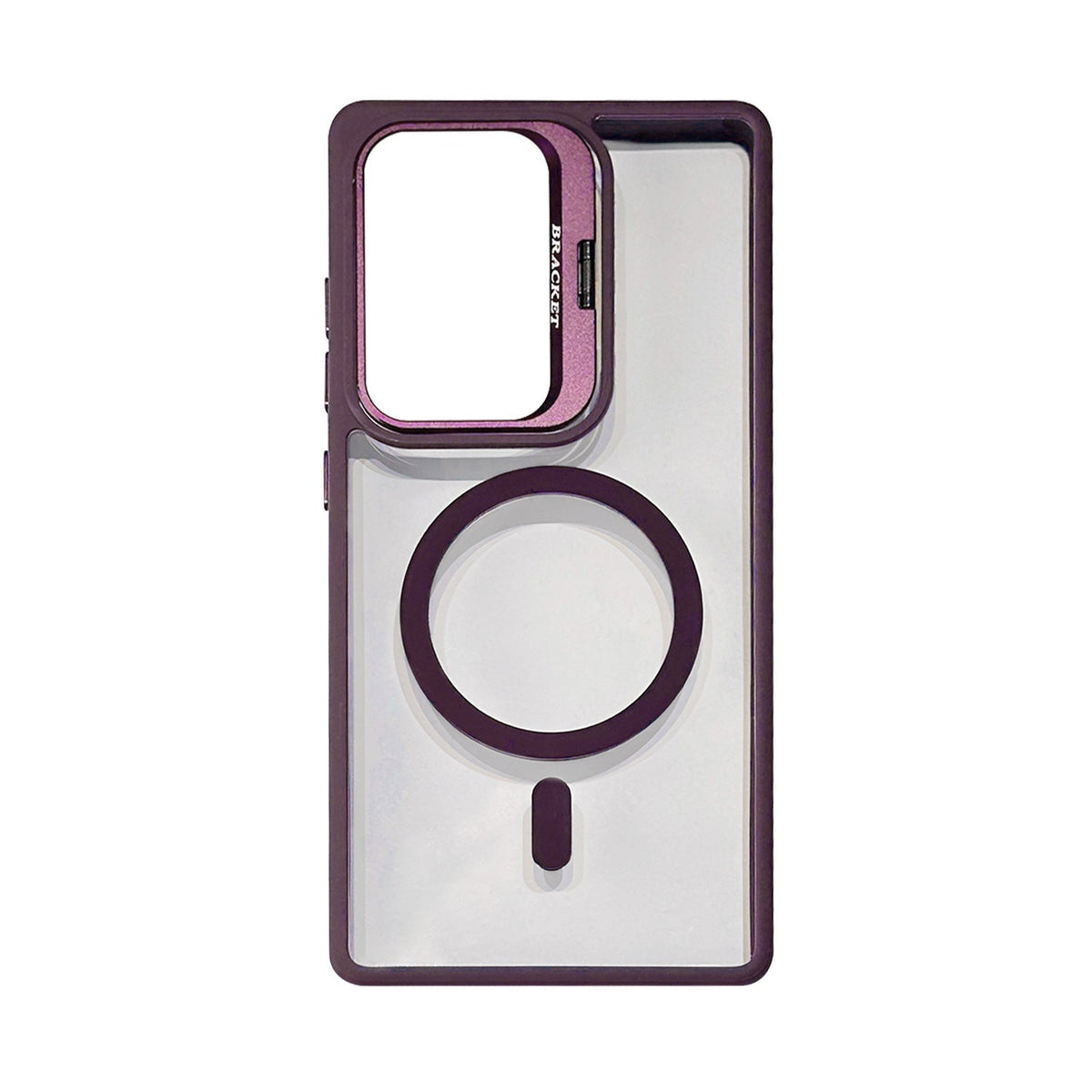 Magnetic Phone Case with Built-in Invisible Kickstand Compatible with Samsung Galaxy S25 （PC70-SAMS25RD) - Durable & Reliable