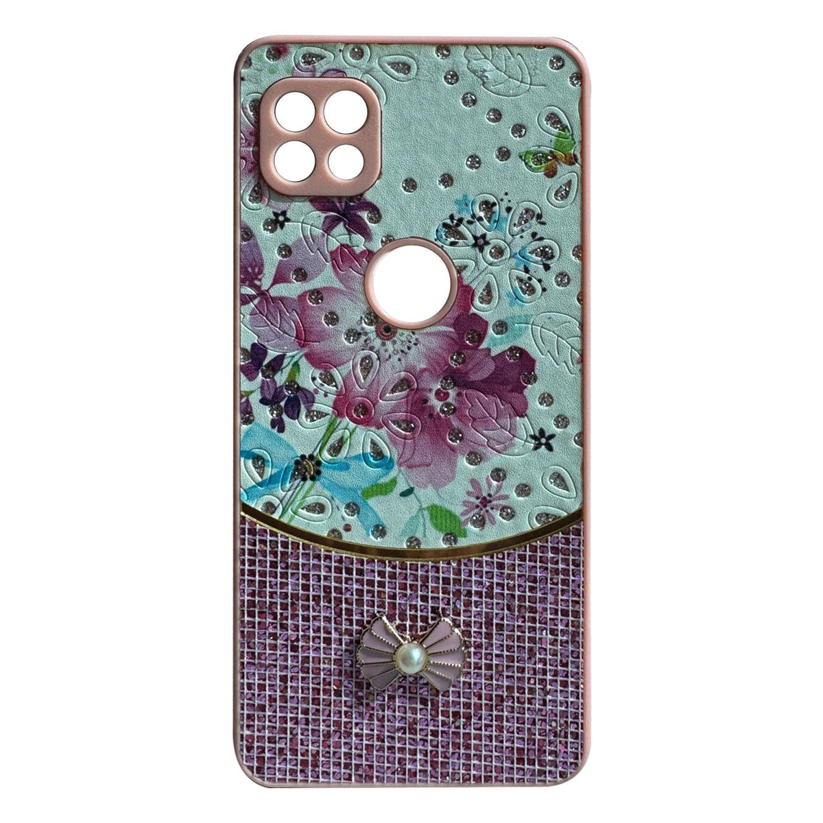 Skitter Glans Bling Foonhouer in Pienk met Kleurvolle Oortreksel Vir Motorola Moto G 5G - Kristalhelder & Betroubaar