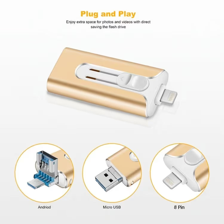 4-in-1 Smart USB Flash Drive